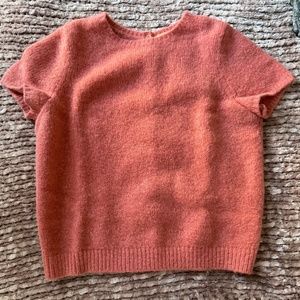 Pink wool Sezane sweater in S